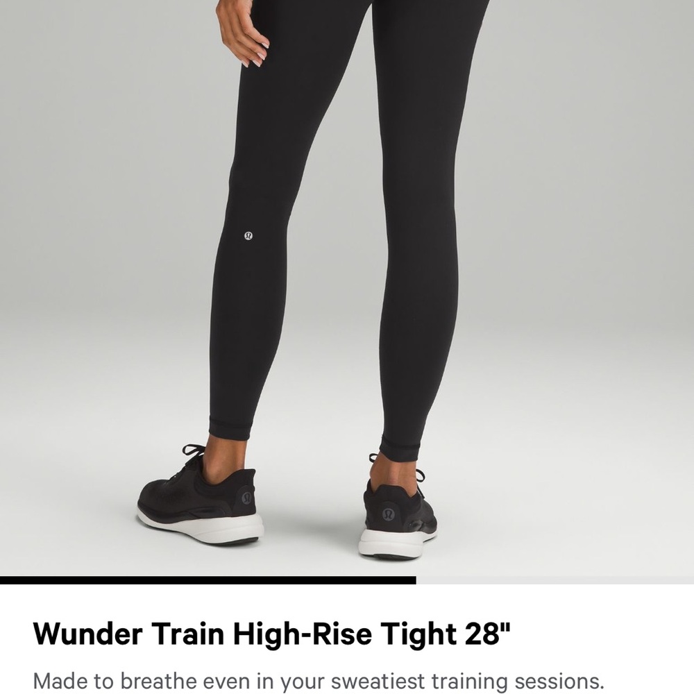 Lululemon winder train high rise 28” - black